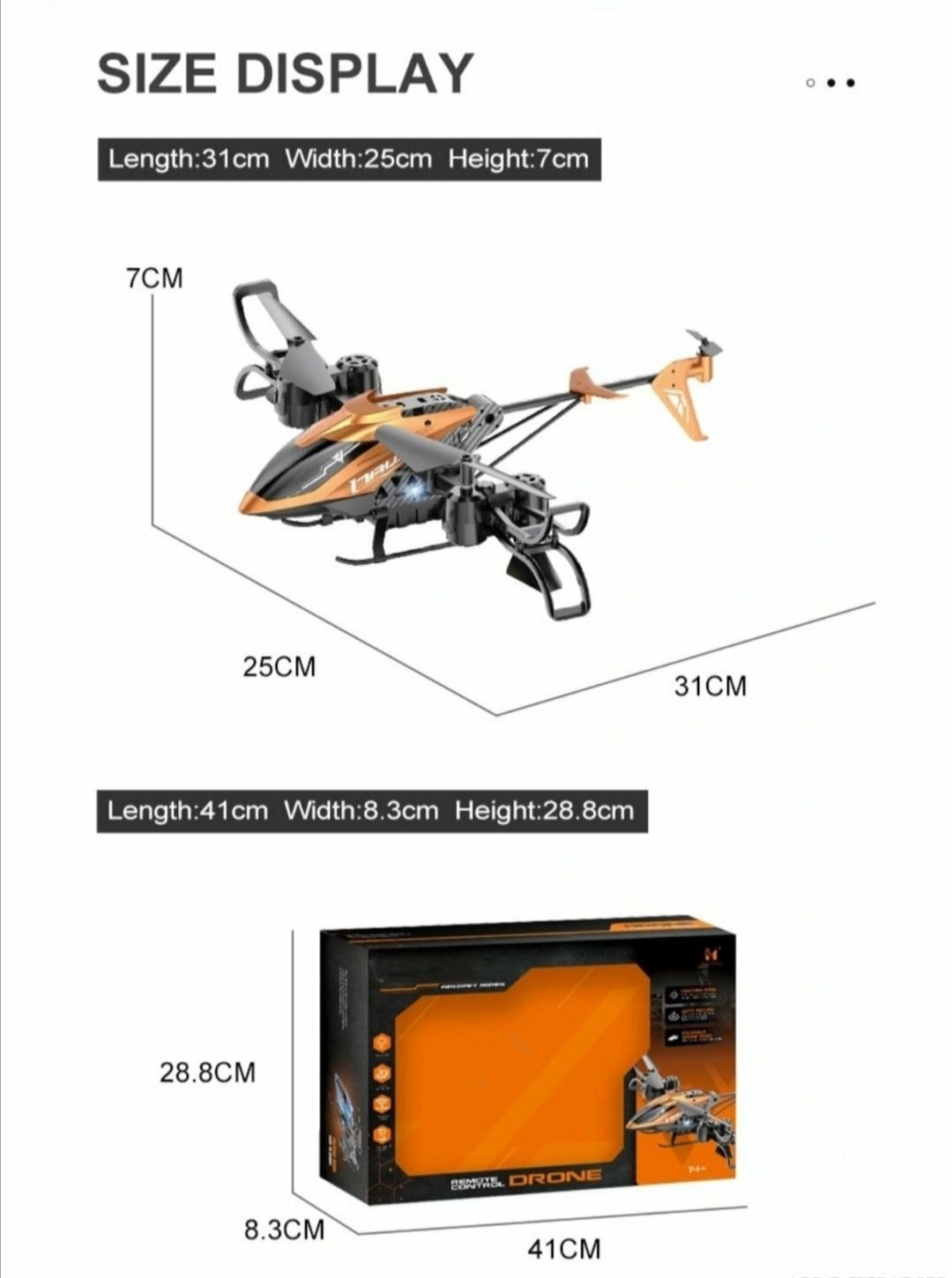 Helikopter Hawk dron sa kamerom