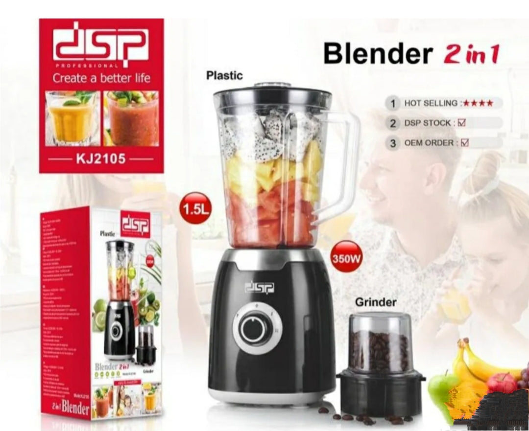 Električni blender, mlin za kafu i sokovnik DSP 2u1 KJ2105