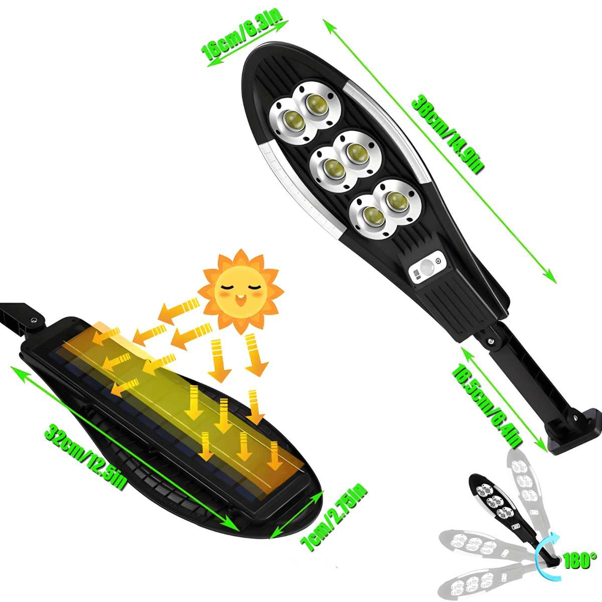 Solarna LED lampa sa daljinskim